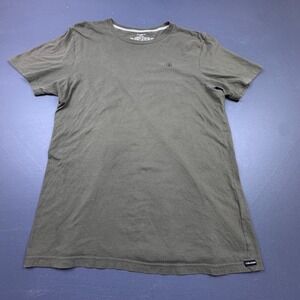 Volcom T-Shirt Men's Size Large Olive Green Organic Cotton Eco Modern Fit Casual